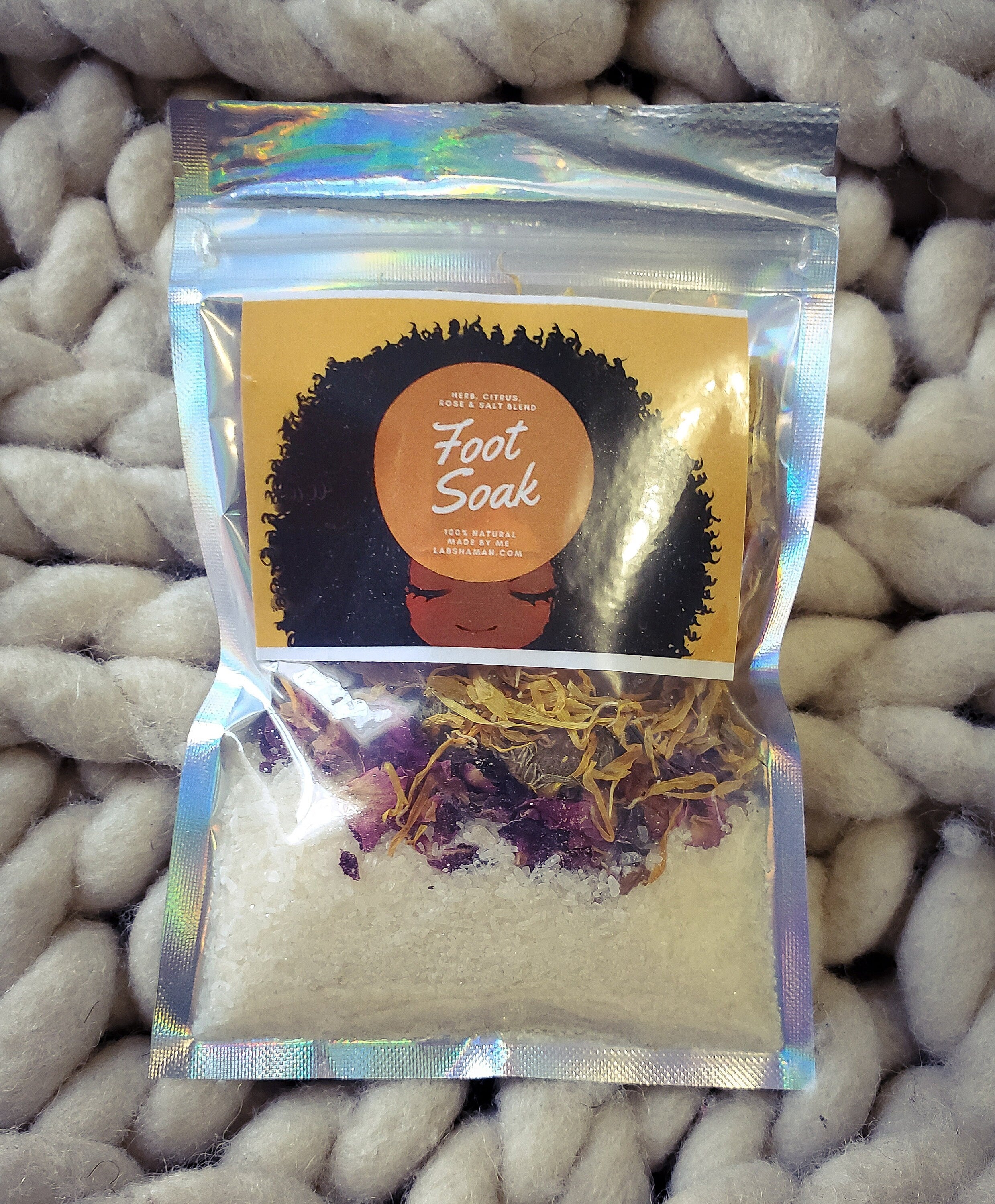 Spiritual Foot Tub Soak Kit  bag 6oz