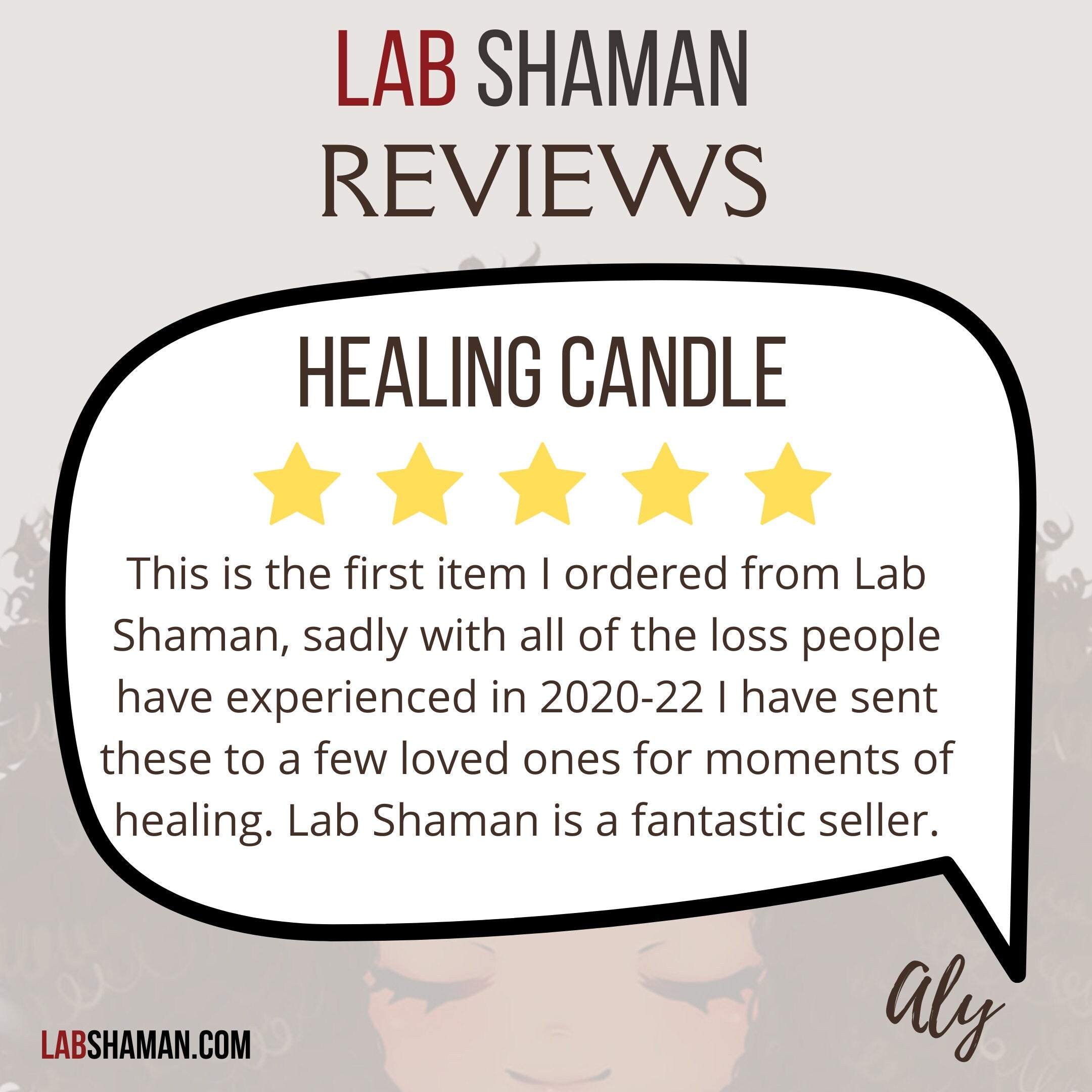 Healing Candle | Energy Healing | LAB Shaman