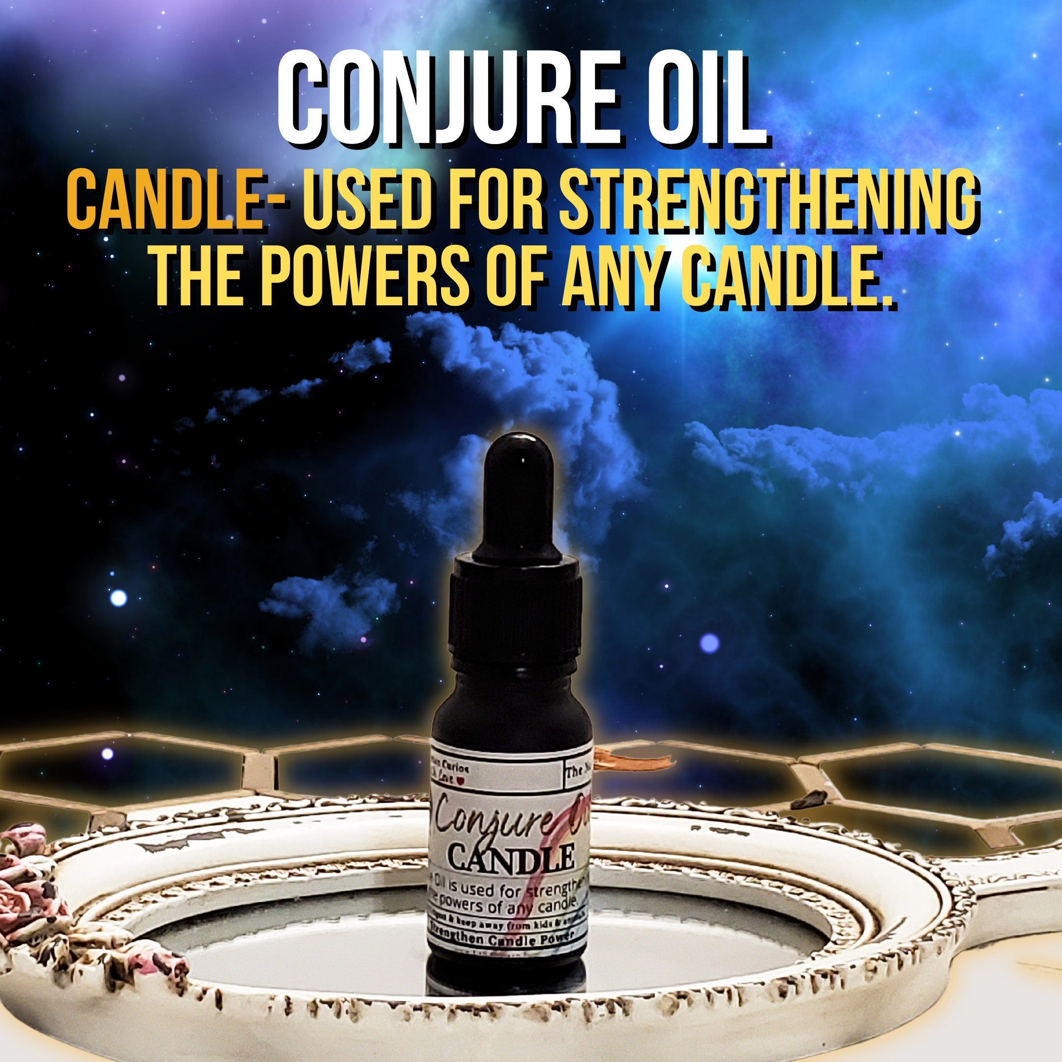 Candle oil , conjure oil, hoodoo oil, like art of the root, spell oil, anointing oil, witchcraft oil, hoodoo supplies, intention oil, ritual oil, altar oil, protection oil, blessing oil, magic oil, curios, van van oil, witch oil.