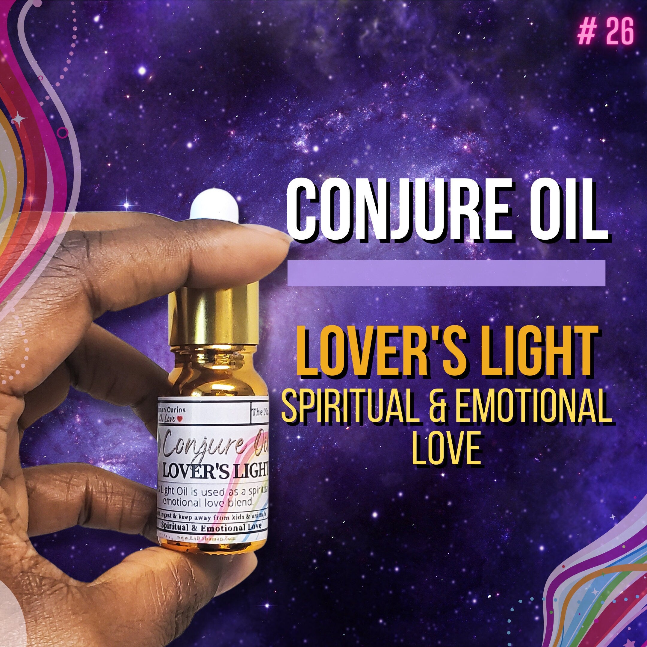 Lover’s Light oil, emotional oil, conjure oil, hoodoo oil, like art of the root, spell oil, anointing oil, witch oil, hoodoo supplies, intention oil, ritual oil, altar oil, protection oil, magic oil, curios, witch body oil, lucky mojo.