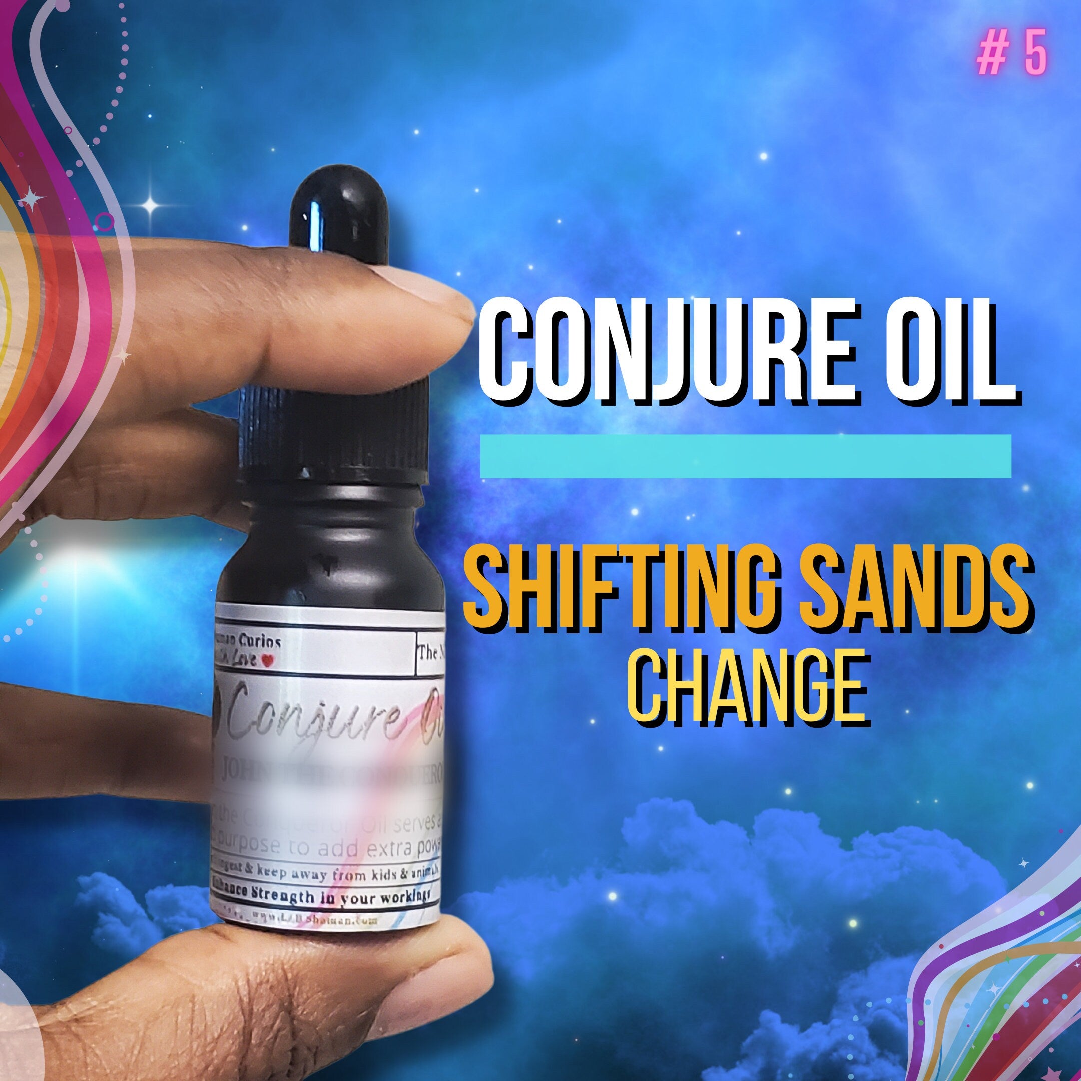 Shifting sands oil , conjure oil, hoodoo oil, like art of the root, spell oil, anointing oil, witchcraft oil, hoodoo supplies, intention oil, ritual oil, altar oil, protection oil, blessing oil, magic oil, curios, van van oil, witch oil.