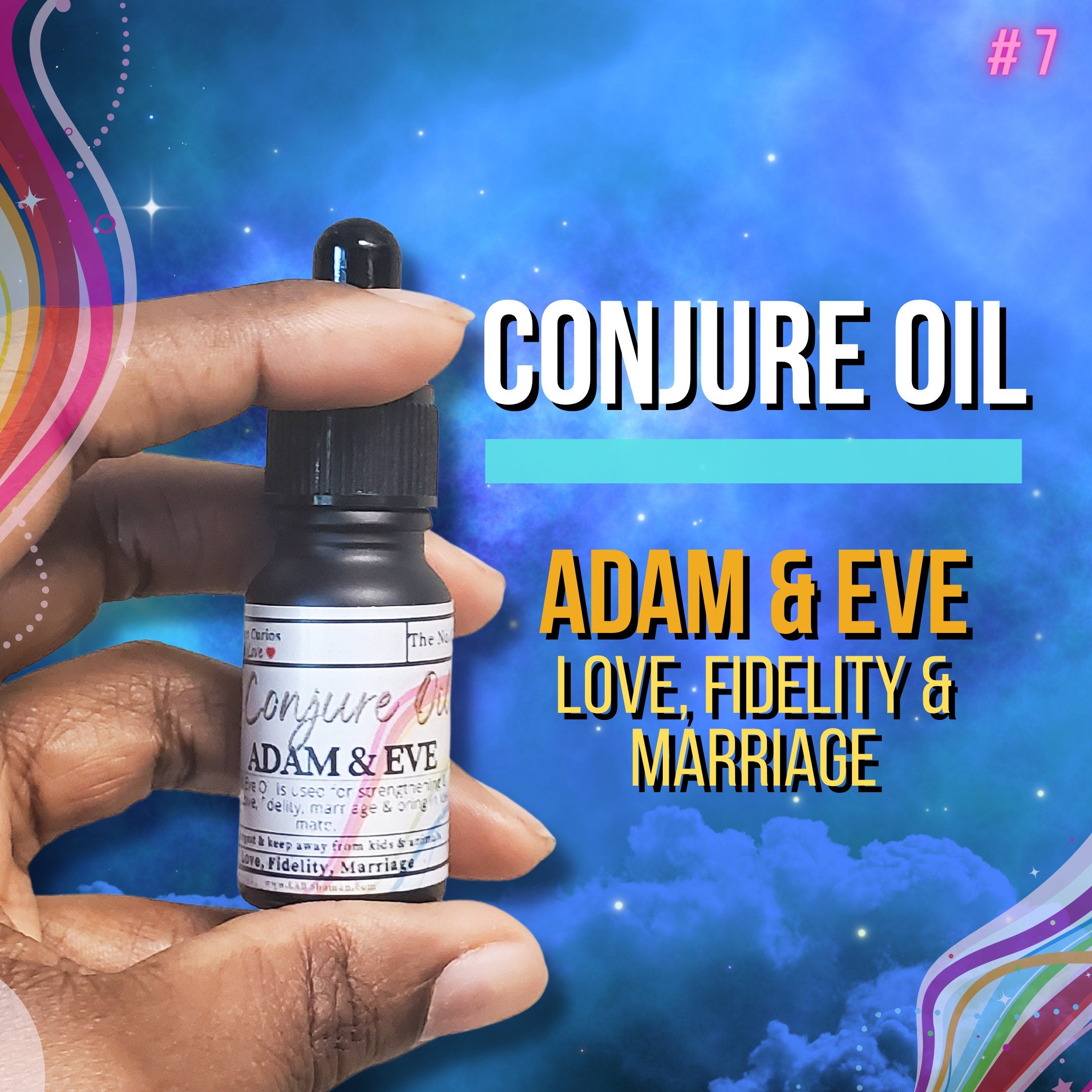 Adam and Eve, Adam & Eve oil , conjure oil, hoodoo oil, like art of the root, spell oil, anointing oil, witchcraft oil, hoodoo supplies, intention oil, ritual oil, altar oil, protection oil, blessing oil, magic oil, curios, van van oil, witch oil.