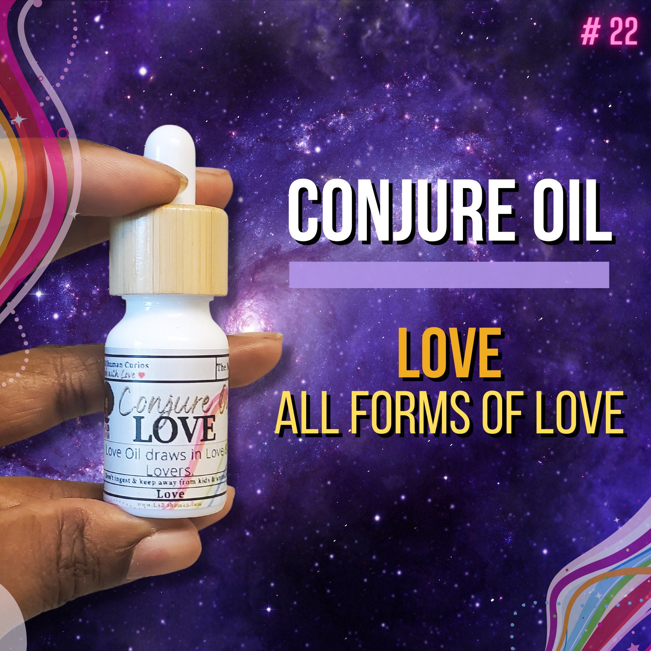 Love oil, conjure oil, hoodoo oil, like art of the root, spell oil, anointing oil, witch oil, hoodoo supplies, intention oil, ritual oil, altar oil, protection oil, magic oil, curios, remove negative, witch body oil, like lucky mojo.