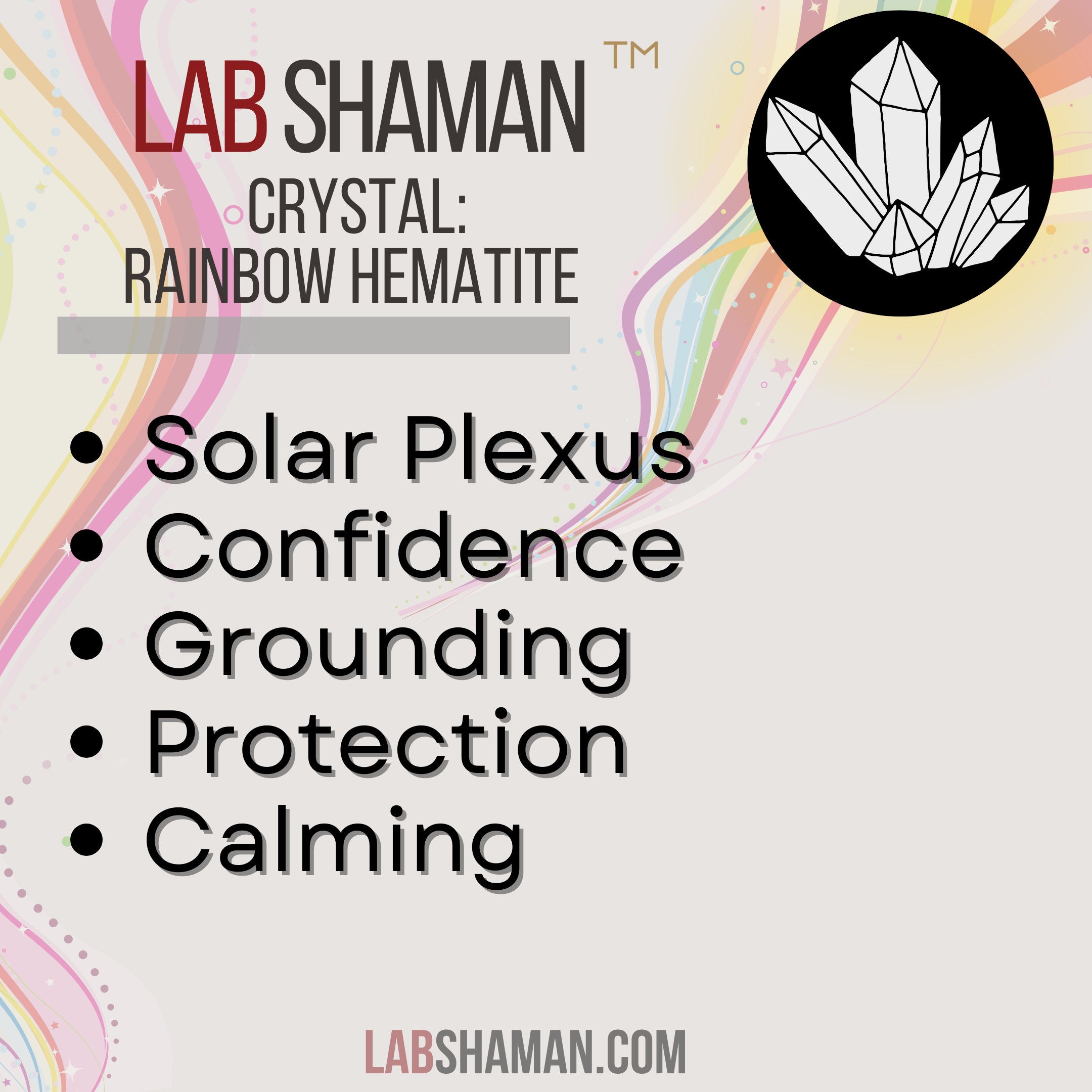 rainbow hematite, Whether you&#39;re seeking calm, balance, or protection against negativity, Rainbow Hematite is the stone for you. Though it may be small, its power can&#39;t be underestimated.