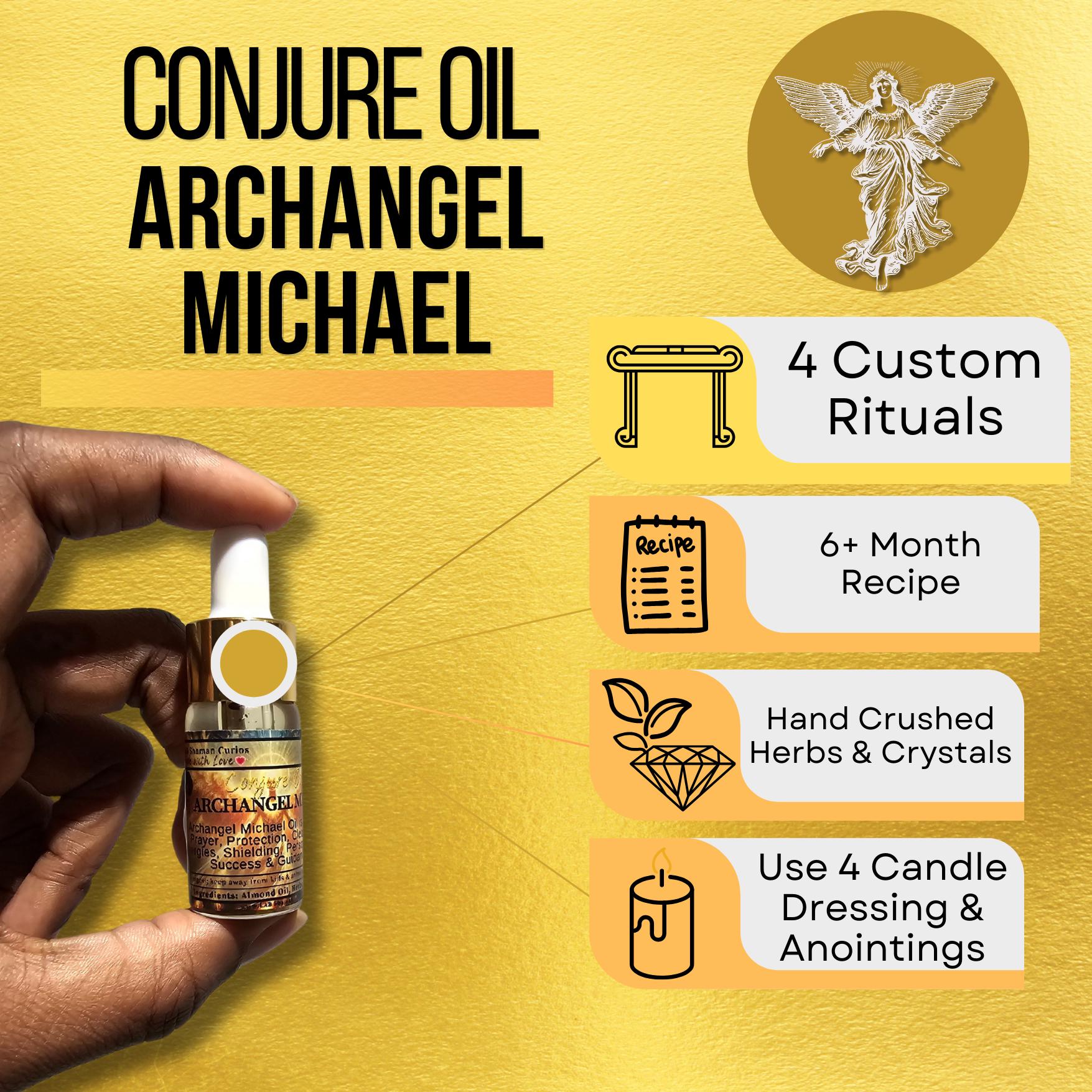 Archangel Michael Conjure Oil | Justice | Protection | Success |  Remove Hex | LAB Shaman